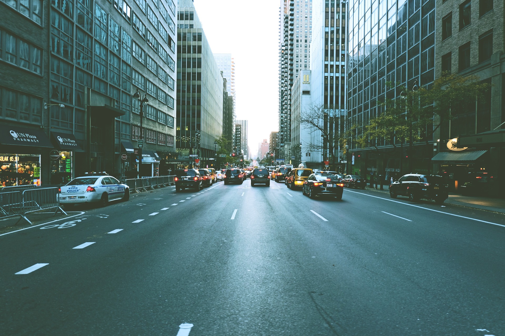 Traffic survey — busy intersection